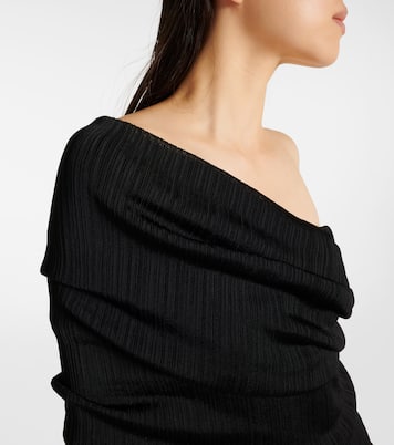 Robe longue à encolure bardot | Alaïa