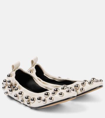Belna studded leather ballet flats | Isabel Marant