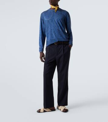 Paisley silk and cashmere sweater | Etro
