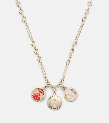 Dream, Vivacity & Strength 18kt gold necklace with diamonds | FoundRae