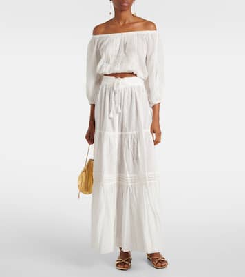 Maxirock aus Baumwolle | Poupette St Barth