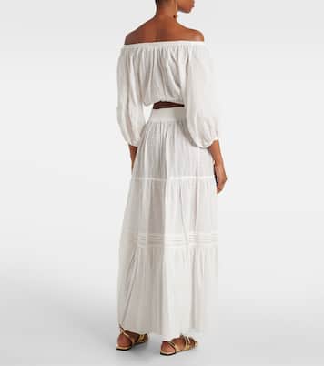 Maxirock aus Baumwolle | Poupette St Barth