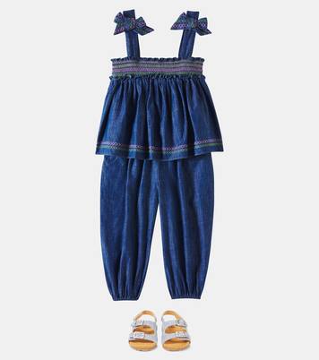 Bestickte Jeans Tallow | Zimmermann Kids