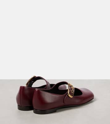 Mary-Jane-Ballerinas Polly aus Leder | Chloé