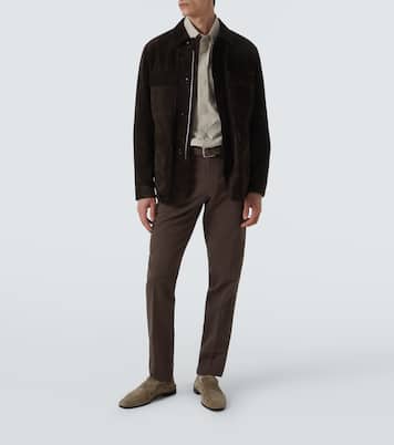 Leather field jacket | Zegna