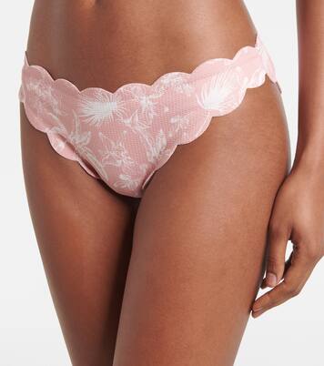 Culotte de bikini Antibes à fleurs | Marysia