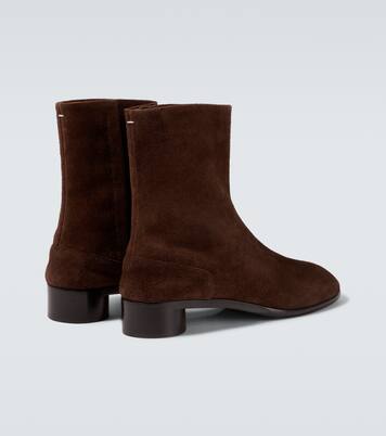 Ankle Boots Tabi aus Veloursleder | Maison Margiela