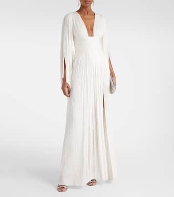 Robe longue Alana B en soie | Maria Lucia Hohan