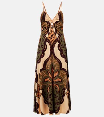 Bedrucktes Midikleid aus Jersey | Johanna Ortiz