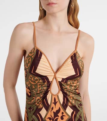 Bedrucktes Midikleid aus Jersey | Johanna Ortiz