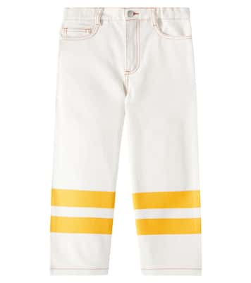 Striped cotton twill pants | Tinycottons