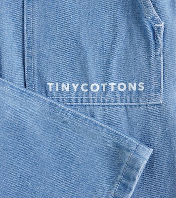 Logo straight jeans | Tinycottons