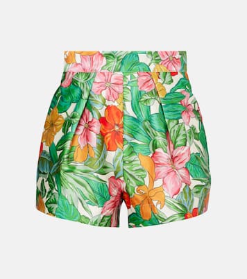 Amelia printed high-rise shorts | Alémais