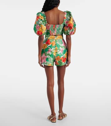 Amelia printed high-rise shorts | Alémais