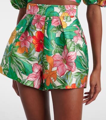 Amelia printed high-rise shorts | Alémais