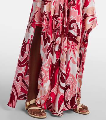 Robe longue Mabelle en satin | Poupette St Barth