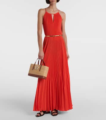 Cabas Viv Skate Small en raphia | Roger Vivier