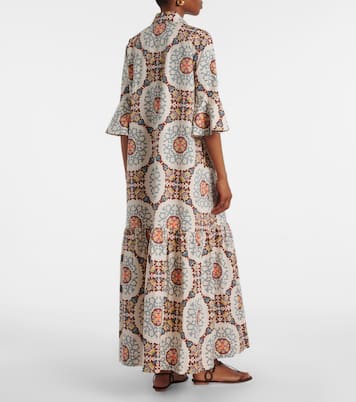 Artemis printed cotton poplin shirt dress | La DoubleJ