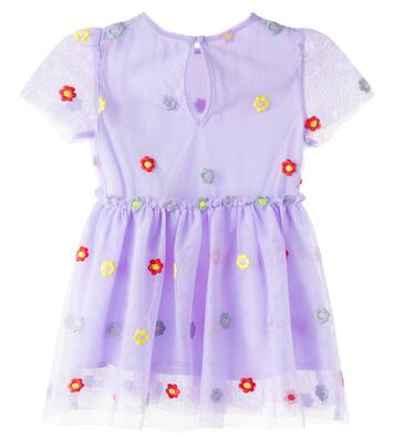 Baby embroidered floral tulle dress | Stella McCartney Kids