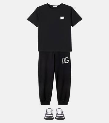 Logo cotton jersey T-shirt | Dolce&Gabbana Kids