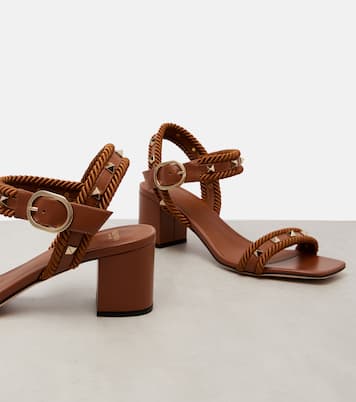 Sandalen Rockstud Torchon 60 aus Leder | Valentino Garavani