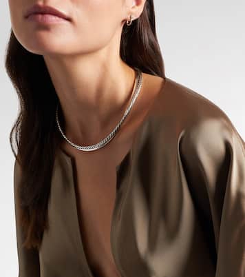 Bold Crossover® sterling silver choker | David Yurman