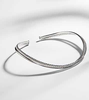 Bold Crossover® sterling silver choker | David Yurman