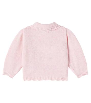 Baby Monna Baby wool-blend cardigan | Bebe Organic
