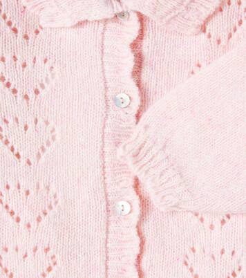 Baby Monna Baby wool-blend cardigan | Bebe Organic