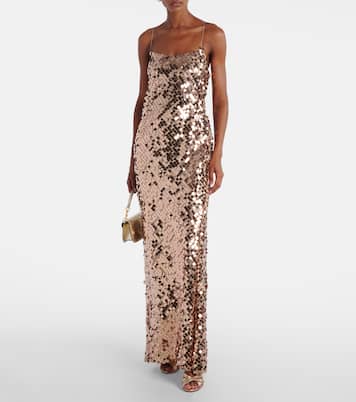 Kiss Me Quick metallic leather mules | Aquazzura