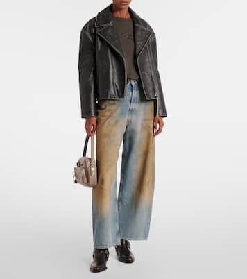 Helena leather biker boots | Paris Texas