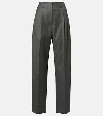 Low-rise wool wide-leg pants | Givenchy