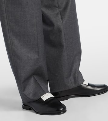 Low-rise wool wide-leg pants | Givenchy