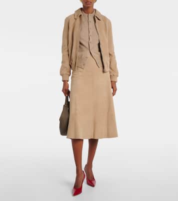 Suede bomber jacket | Yves Salomon