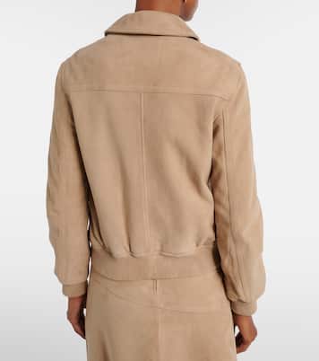 Suede bomber jacket | Yves Salomon