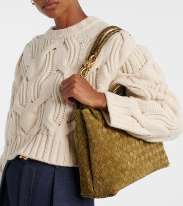 Sac Andiamo Medium en daim | Bottega Veneta