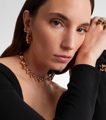 Murphy gold-plated ear cuff | Jennifer Fisher