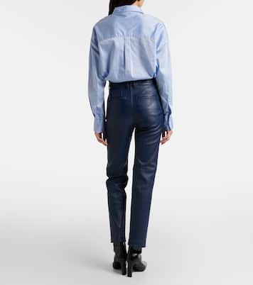 Schmale Hose Coleman aus Leder | Joseph