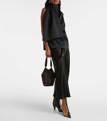 Sac Lotus Mini en daim | Khaite