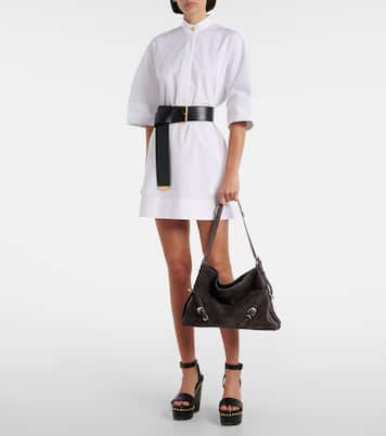 Bolso al hombro Voyou Medium de ante | Givenchy