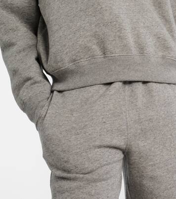 Logo cotton-blend fleece polo sweatshirt | Polo Ralph Lauren