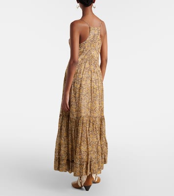 Robe longue Sabba en coton à fleurs | Marant Etoile
