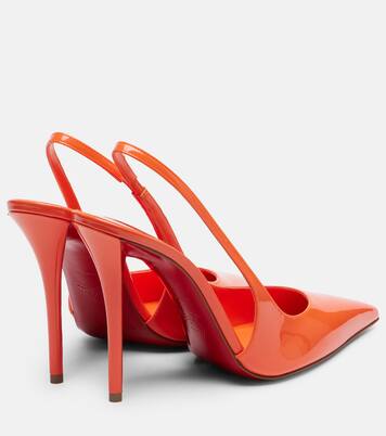 Escarpins slingback Miss Z en cuir verni | Christian Louboutin