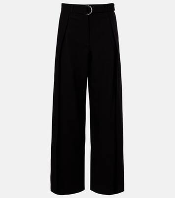 Belted wool wide-leg pants | Loewe