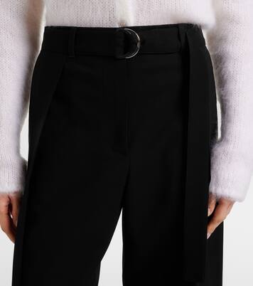 Belted wool wide-leg pants | Loewe
