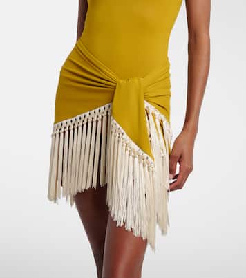 Set Yacare aus Badeanzug und Pareo | Taller Marmo