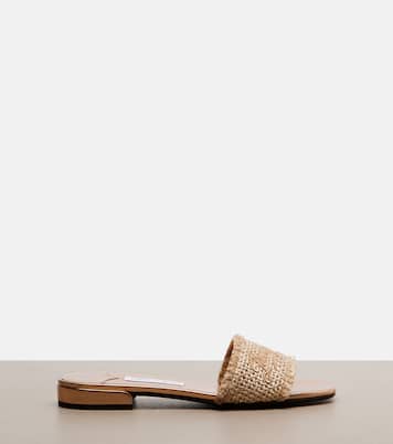 Mules Joa en tissu et cuir | Jimmy Choo