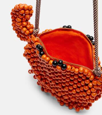 Crab Mini beaded crossbody bag | Alémais