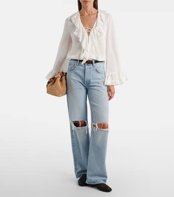 Bon Bon Medium beaded raffia bucket bag | Jimmy Choo