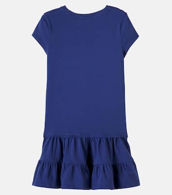 Polo Bear ruffled cotton T-shirt dress | Polo Ralph Lauren Kids
